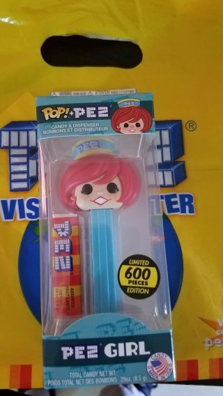 Funko Pop Pez Red Hair Girl 2019 Limited Edition 600 In Hand