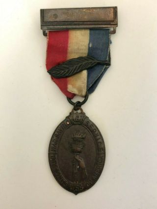 War Saving Ace Medal Boy Scouts 1918 World War 1 One Worn