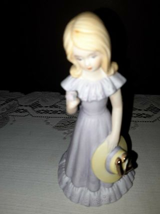 Enesco Growing Up Girls Blonde Age 12 Birthday Girl Figurine