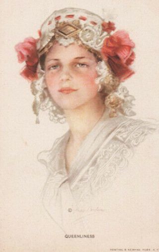 A/s Philip Boileau Glamour Lady Elegant Hat Headdress Hard To Find