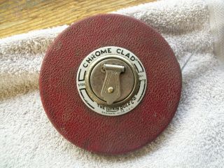 Vintage Lufkin Rule Co.  100 Ft.  Chrome Clad Tape Measure