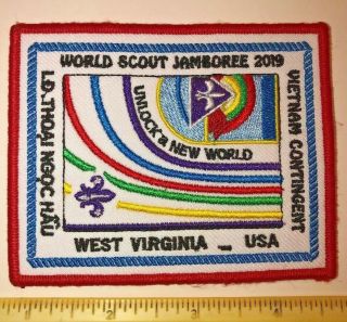 Vietnamese Contingent Vietnam Badge Patch 2019 24th World Boy Scout Jamboree
