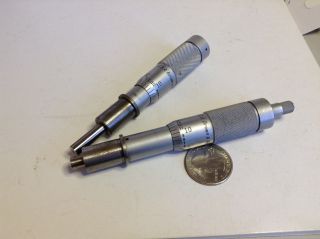 2 Brown & Sharpe Micrometer Heads