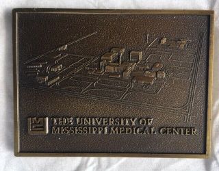 The University Of Mississippi Medical Center Plaque (3 " X 2 1/8 ")