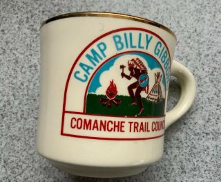 BSA Vintage Camp Billy Gibbons Comanche Trail Council Coffee Mug - 8 Oz.  - 13 2