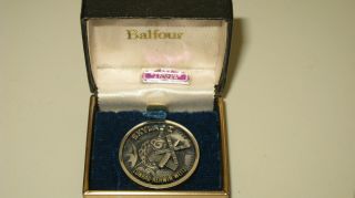 Rare Balfour Skylab I Sterling Silver Medal W/ Case - Nasa Space Coin