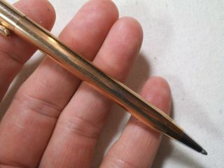 Cross Pen Pencil Set 14K Gold Filled 1/20 Case w/ 1967 Brochure - ic 7