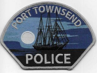 Port Townsend Police Shoulder Patch Washington State