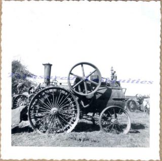 1940s Traction Steam Engine Tractors Thresher Implement Farm Photos 3