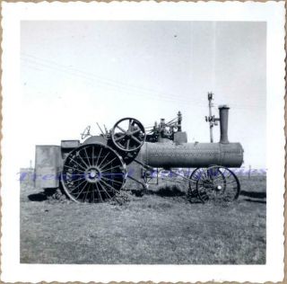 1940s Traction Steam Engine Tractors Thresher Implement Farm Photos 4