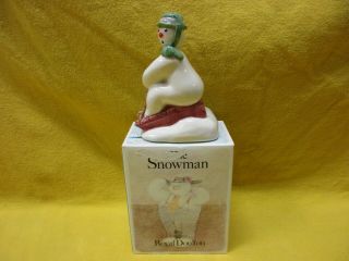 Royal Doulton The Snowman Ds20 Toboganning Figure
