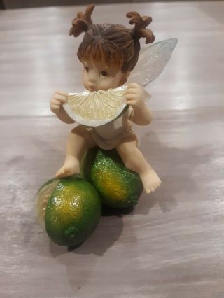 Enesco My Little Kitchen Fairies Figure Lime Pucker Fairie 103262 2001
