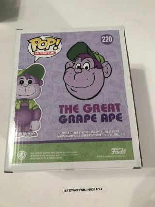 6” The Grape Ape Funko Pop Condtlition 3