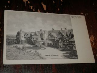 Lenox Ma - Pre - 1908 Postcard - Shadow Brook - Regnier