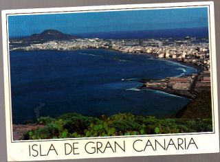 Postcard,  Spain,  Gran Canaria,  Las Palmas,  Stamped