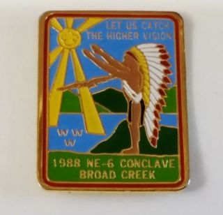 Section Ne - 6 1988 Conclave Hat Pin Broad Creek Sr Oa Bsa