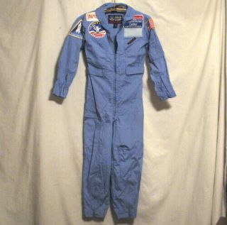 United States Nasa Space Camp Flight Suit With Patches Youth Size 14