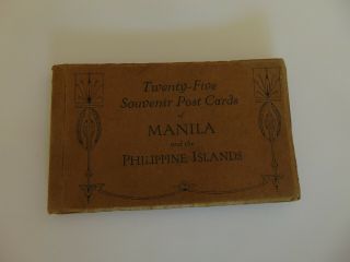 Twenty - Five Souvenir Postcards Of Manila And The Philippine Islands - Dated 1937