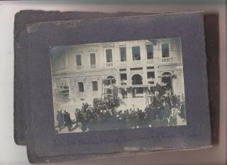 T) Photo album 25x18cm WWI Italy italian occupation Albania 1918 Vlone 5