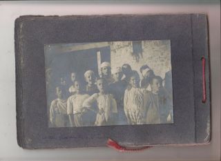 T) Photo album 25x18cm WWI Italy italian occupation Albania 1918 Vlone 7