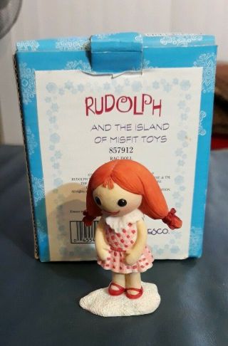 Enesco Rudolph And The Island Of Misfit Toys Rag Doll Mini Figurine 857912 2001
