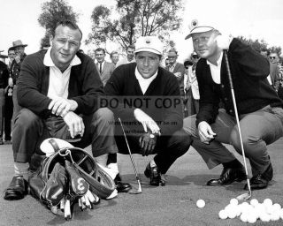 Arnold Palmer,  Gary Player And Jack Nicklaus Golf Royalty - 8x10 Photo (ss016)