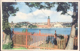 Stadshuset,  Stockholm - Ultra Vintage Postcard