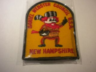Vintage 1960 " S Boys Scout Patch Daniel Webster Council B.  S.  A Hampshire