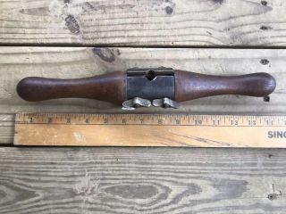 Antique Millers Fall Auger Handle Adjustable Stunning Wood Handle Lumber Mill 4