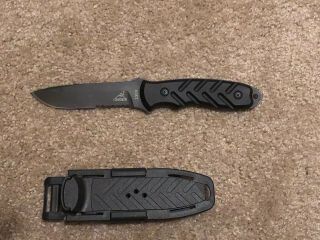 Gerber Yari Ii Drop Point Fixed Blade Knife Serrated Cpm - S30v Usa 22 - 01144 Rare