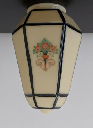 Vintage Art Deco Lightolier Vaseline Glass Globe Shade for Hanging Light Fixture 7