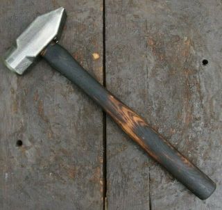 Crisp 2.  5lb Blacksmith " Cross Pein " Forging Knife Hammer Anvil Blade Tinsmith