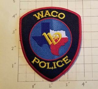 Waco (tx) Police Department Patch
