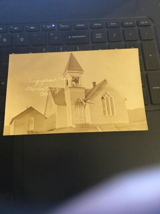 Vintage Postcard; Congregational Church,  Steamboat Springs Colorado