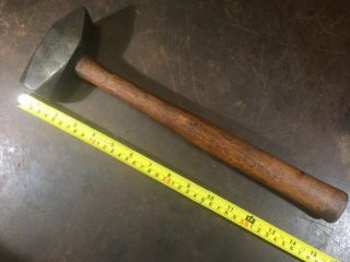 Sweet 2 Lb Blacksmith " Cross Pein/peen " Forging Hammer Anvil Vintage Bladesmith