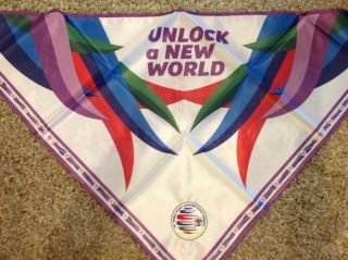 2019 World Scout Jamboree Unlock A World Neckerchief
