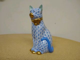 Herend Cat Figurine