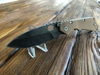 Buck Strider 889cb Sbmf Tactical Folding Knife Knife Coyote Brown