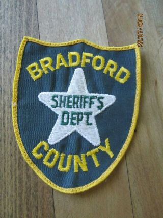 Bradford County Sheriff’s Office Fl Patch Vintage