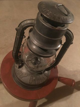 Antique Lantern Dietz D - Lite Vintage Primitive No 2,  Kerosene Oil Lamp