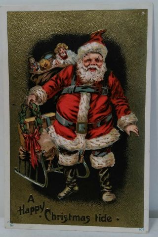 Vintage Christmas Postcard Early 1900 