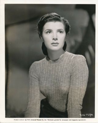 Kathleen Ryan 1947 Universal 8 X 10 Sweet Buxom Sweater Girl Photo