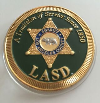 1994 Lasd Los Angeles County Sheriff Century Station Challenge Coin