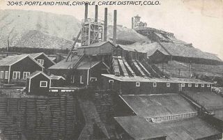 Portland Mine Cripple Creek Mining District,  Colorado B/w Tammen
