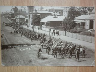 Oct 1916 Soldiers Leaving Kiama South Wales Australia For War In Europe Ww1
