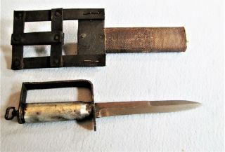 FIGHTING KNIFE AND SHEATH - THEATER MADE STYLE - GREAT LOOKING 2