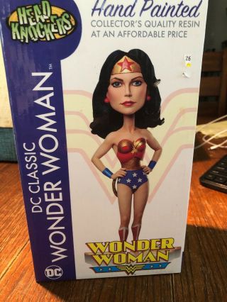 Wonder Woman Dc Classics Bobblehead Neca Head Knocker