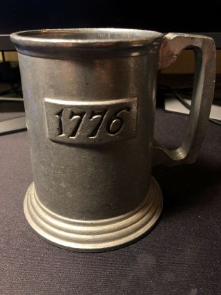 Duratale By Leonard 1776 American Pewter Beer Mug Italy,  Rare Find