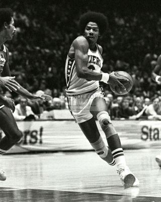 Julius " Dr.  J " Erving Nba Legend Philadelphia 76ers - 8x10 Sports Photo (dd - 104)
