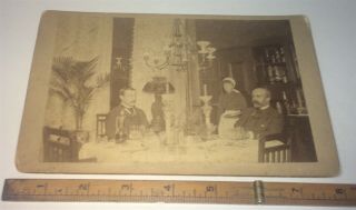 Rare Antique American Medical Civil War Doctor Cornelius Agnew NY Cabinet Photo 5